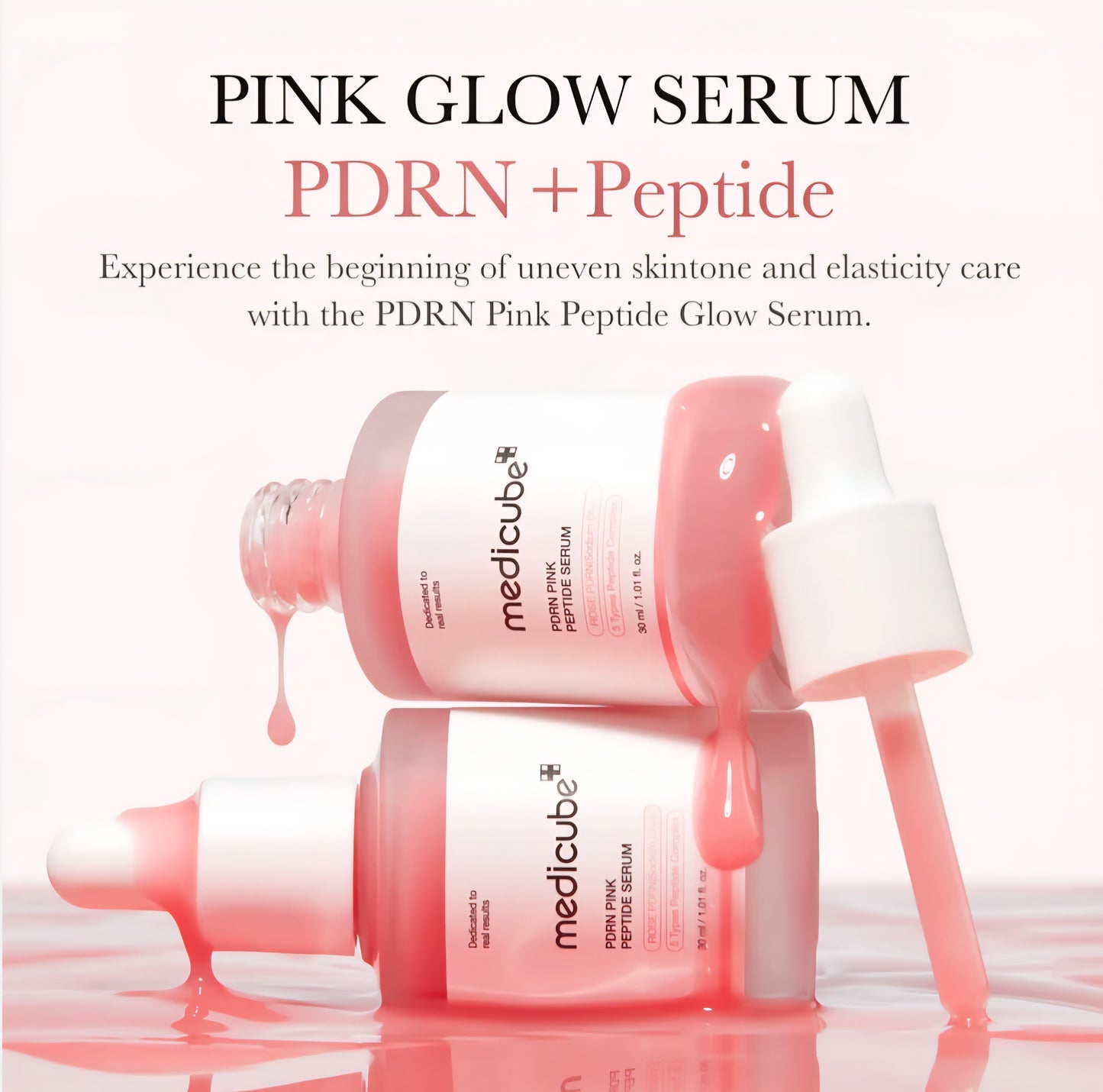 Medicube PDRN +Peptide Pink Glow Serum