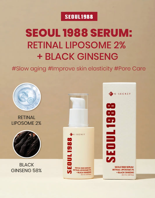 SEOUL 1988 Serum : Retinal Liposome 2% + Black Ginseng
