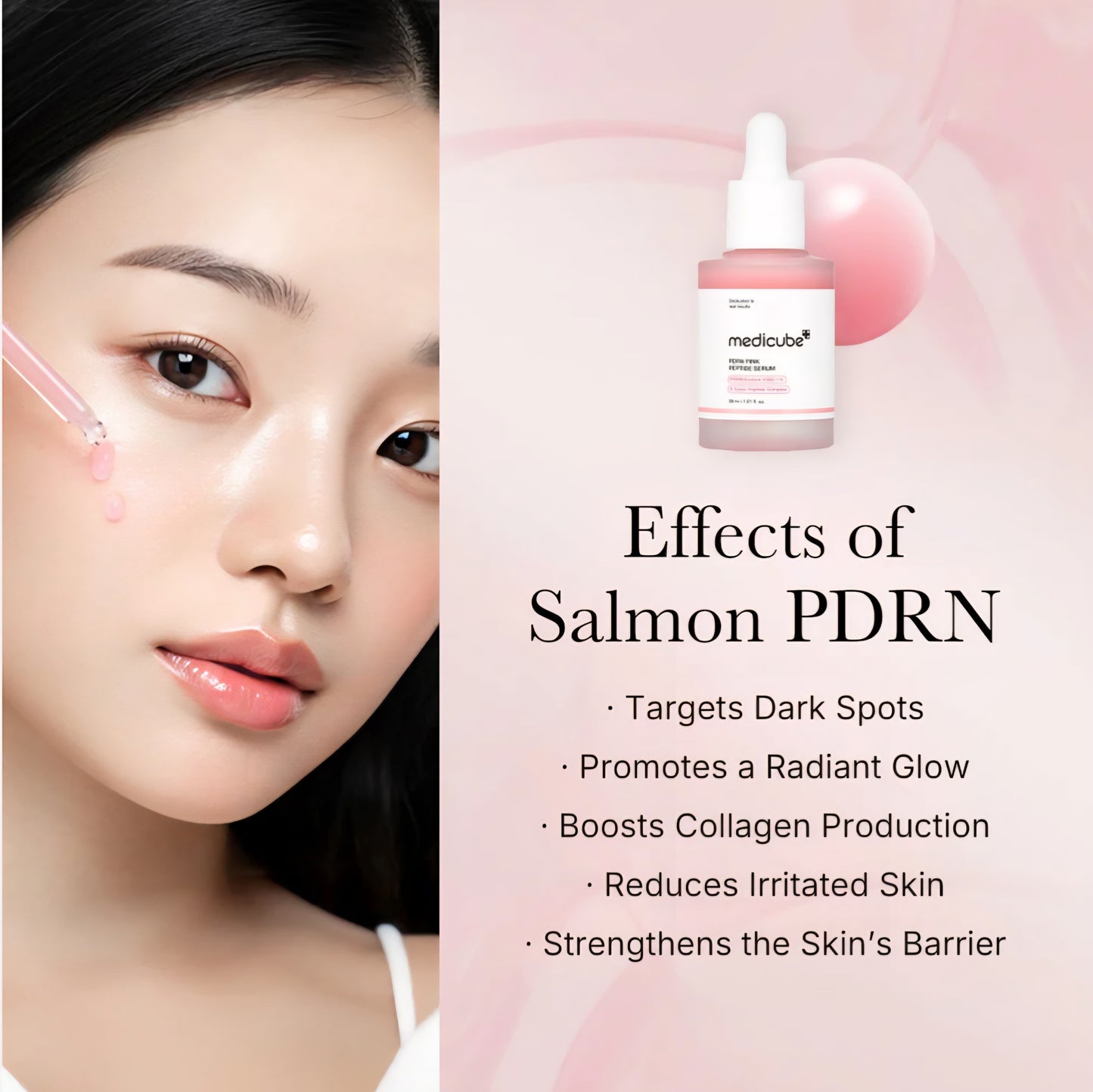 Medicube PDRN +Peptide Pink Glow Serum